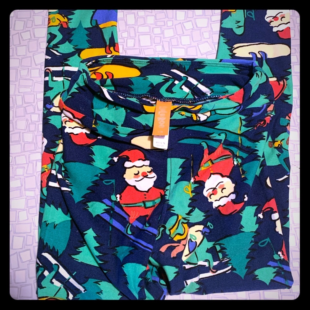 LulaRoe Kids Christmas Leggings